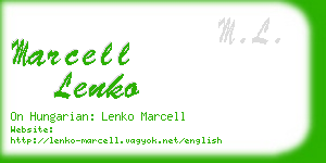 marcell lenko business card